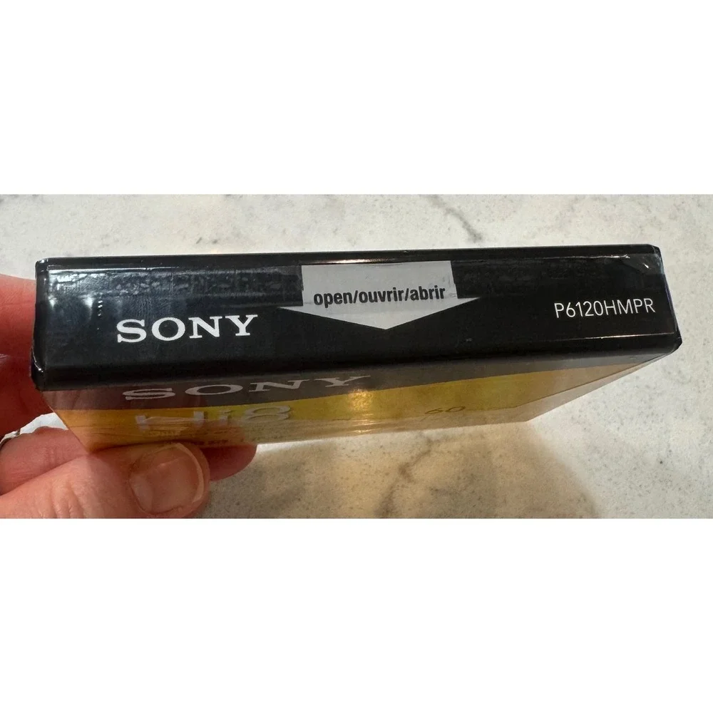 SONY 120Min 8Mm Tape H1 8Mm (P6120HMPR) sealed in‎ package
